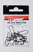 VMC Black Rolling Swivel mit Duolock Snap Gr.1 39kg 5...