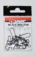 VMC Black Rolling Swivel mit Duolock Snap Gr.2 39kg 5...