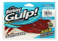 Berkley Gulp Saltwater Seeringelwurm 10cm bloody