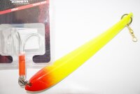Kinetic Pilker 400g 10/0 Yellow/Orange/Glow