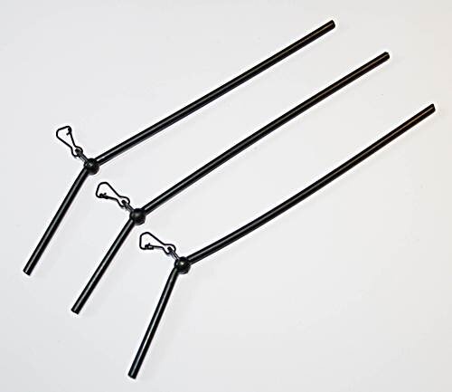 Mosella Casting Booms gebogen 5cm, 3 Stück