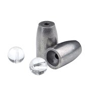 Spro Stainless Steel Bullet Sinkers + Glas Beads 1,8g