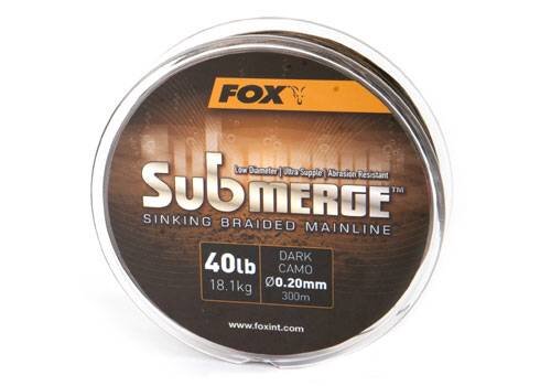 Fox Submerge Sinking Braid 0,20mm 40lb 18,1kg 600m