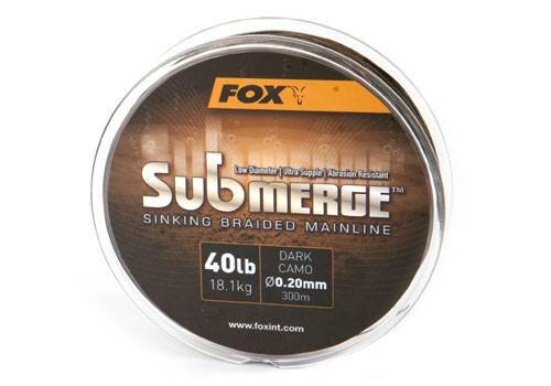 Fox Submerge Sinking Braid 0,20mm 40lb 18,1kg 600m