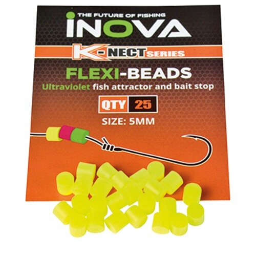INOVA Flexi Beads yellow 25pcs. 5mm