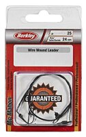 Berkley MC MAHON WIRE WOUND LEADER - 16CM/20lb BLACK 2...