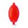 Jenzi Wasserkugel Oval Rot 4cm