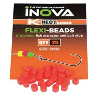 INOVA Flexi Beads orange 25pcs. 5mm