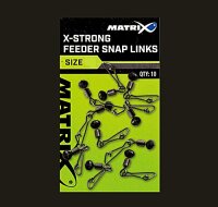 Fox Matrix X-Strong Feeder Snap Links Size 10