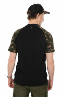Fox T-Shirt Raglan black/camo Gr.XXL