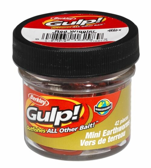 Berkley Gulp! Mini Earthworms Red