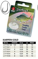 VMC Perfect Karpfenhaken gold Gr.1/0