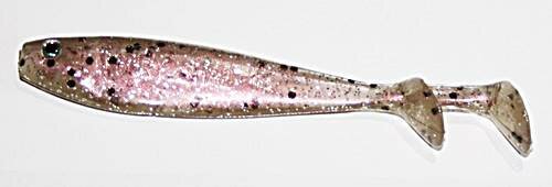 Delalande Fury Shad 15cm prawn black glitter silver