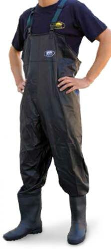 Lineaeffe PVC Wathose schwarz Gr.45