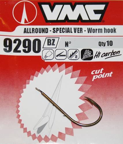 VMC Allround Special Wurmhaken mit Plättchen Gr.4