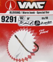 VMC Allround Special Wurmhaken mit Öse Gr.8