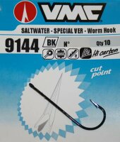 VMC Salzwasser Special Wurmhaken mit Öse Gr.1