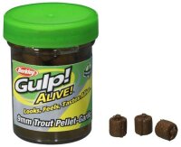 Berkley Gulp Alive Trout Pellet 9mm Garlic Natural