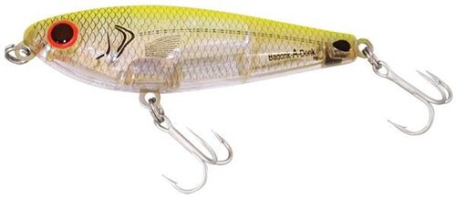 Bomber Badonk-A-Donk Low Pitch 9cm Silver Flash/Chart Back