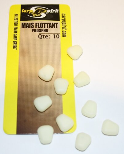 CarpSpirit Floating Kunstmais fluo phosphoreszenz 10 Stk.
