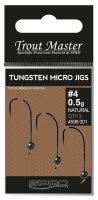 Spro TM Tungsten Micro Jigs Gr.4 - 0,5g natural