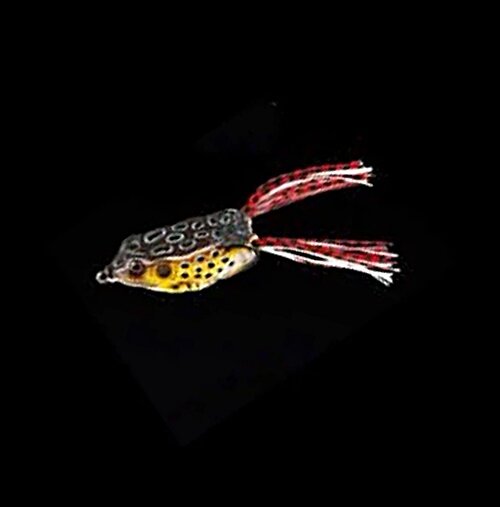 Nomura Soft Lures Frog 2,5&quot; Camou  Black Dots