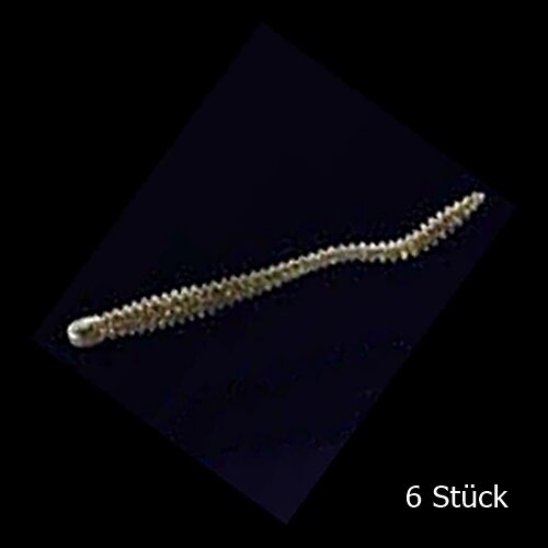 Nomura Soft Lures Glitter Rib Worm 4,7" Gold Glitter Back