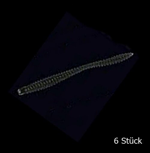 Nomura Soft Lures Glitter Rib Worm 4,7" Black Shiner Back