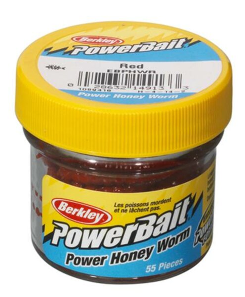 Berkley Bio Naturköder Honey Worm red