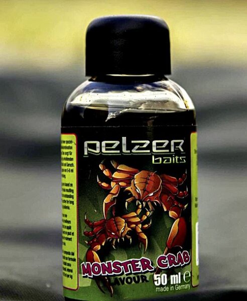 Pelzer Boilie Flavour Monster Crab, 50 ml Flasche