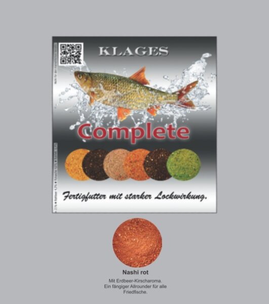 Klages Complete Fertigfutter 1kg Nashi Rot