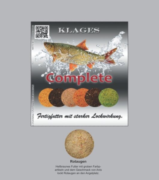 Klages Complete Fertigfutter 1kg Rotauge