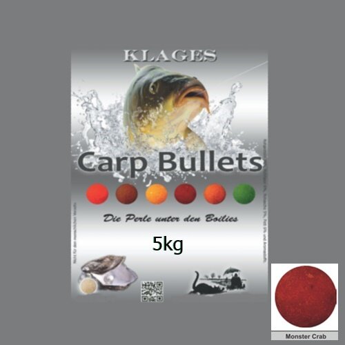 Klages CarpBullets 5kg Sack 20mm Monster Crab