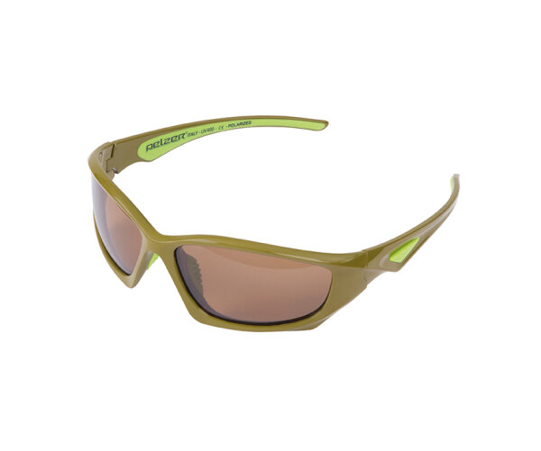 Pelzer Sunglasses Polarized matt khaki /lime