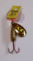 Profi Blinker Weitwurf-Spinner,Größe:3,gelb...