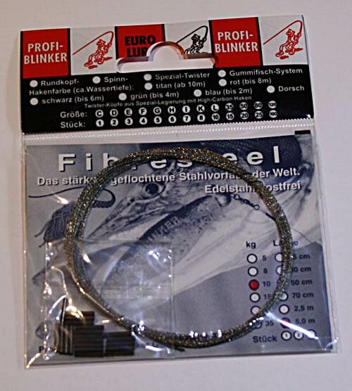 Profi Blinker Fibresteel 10kg, 5m Edelstahl