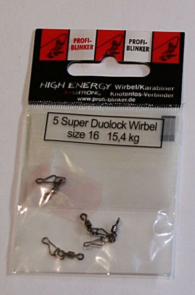 Profi Blinker Super-Duolock Wirbel 5er Größe: 16