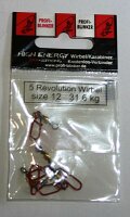 Profi Blinker Fastlock Wirbel 5er Größe: 12
