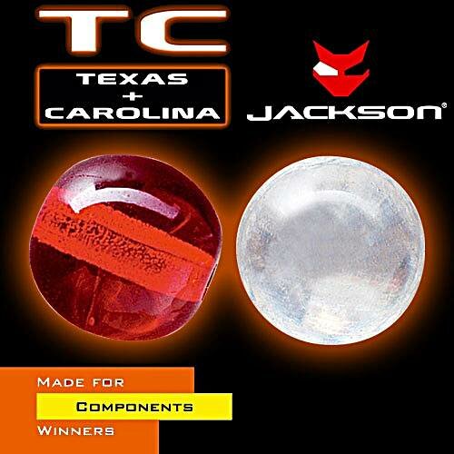 Jackson TC Round Glass Beads 6mm clear 8 Stück