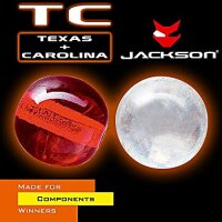 Jackson TC Round Glass Beads 6mm clear 8 Stück