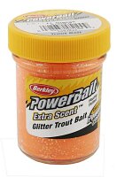 Berkley Power Bait flouro orange glitter Forellen-Teig