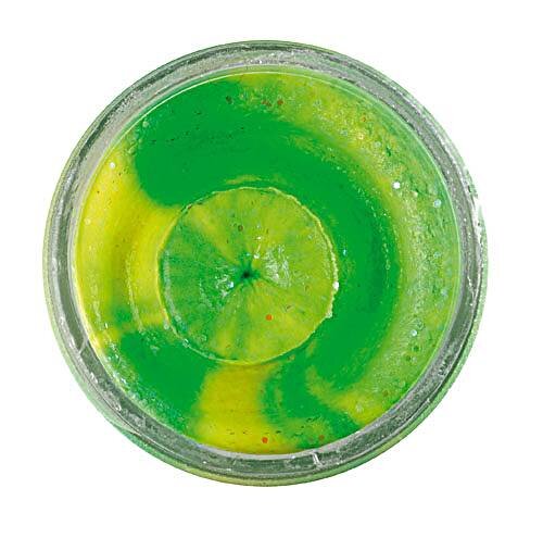 Berkley Power Bait Trout Bait Select Glitter Fl. Green Yellow Forellen-Teig