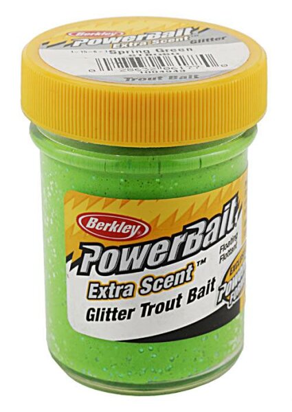 Berkley Power Bait Spring Green glitter Forellen-Teig