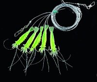 Jenzi Shrimp Vorfach/ Rig Chartreuse Gr.4 Dorsch-Vorfach