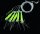 Jenzi Shrimp Vorfach/ Rig Chartreuse Gr.4 Dorsch-Vorfach