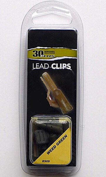 Middy Lead Safety Clips green