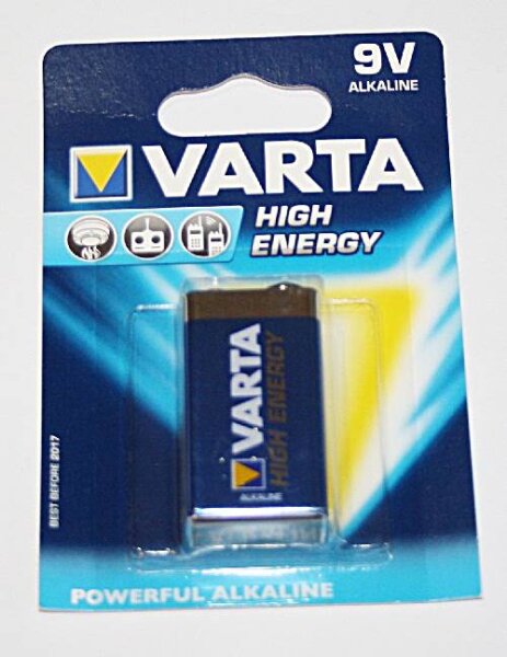 Varta Batterie Typ 9V Block 6LR61