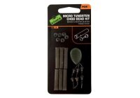 FOX Edges Micro Tungsten Chod Bead Kit Trans Khaki