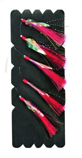 Mustad Einhänger Fluo Pink Flasher 5 Stück Gr.2