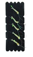 Mustad Einhänger Mini Shrimp Gre. Glow 5 Stück...